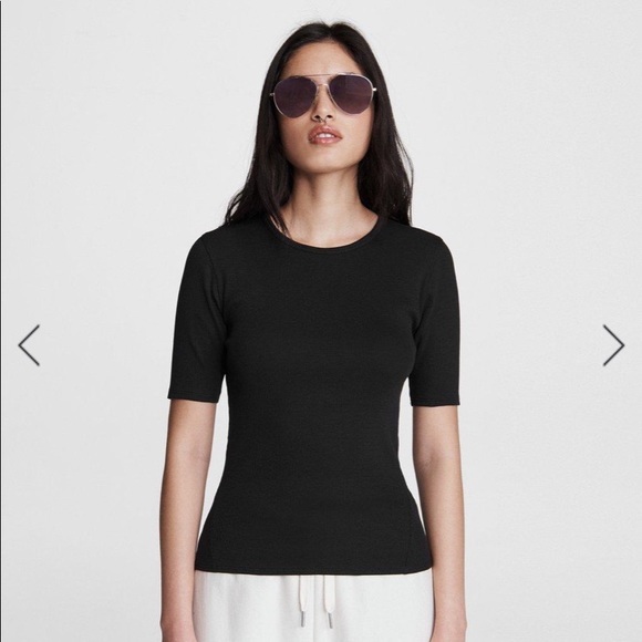 Rag & Bone Ribbed Tee - Picture 2 of 3